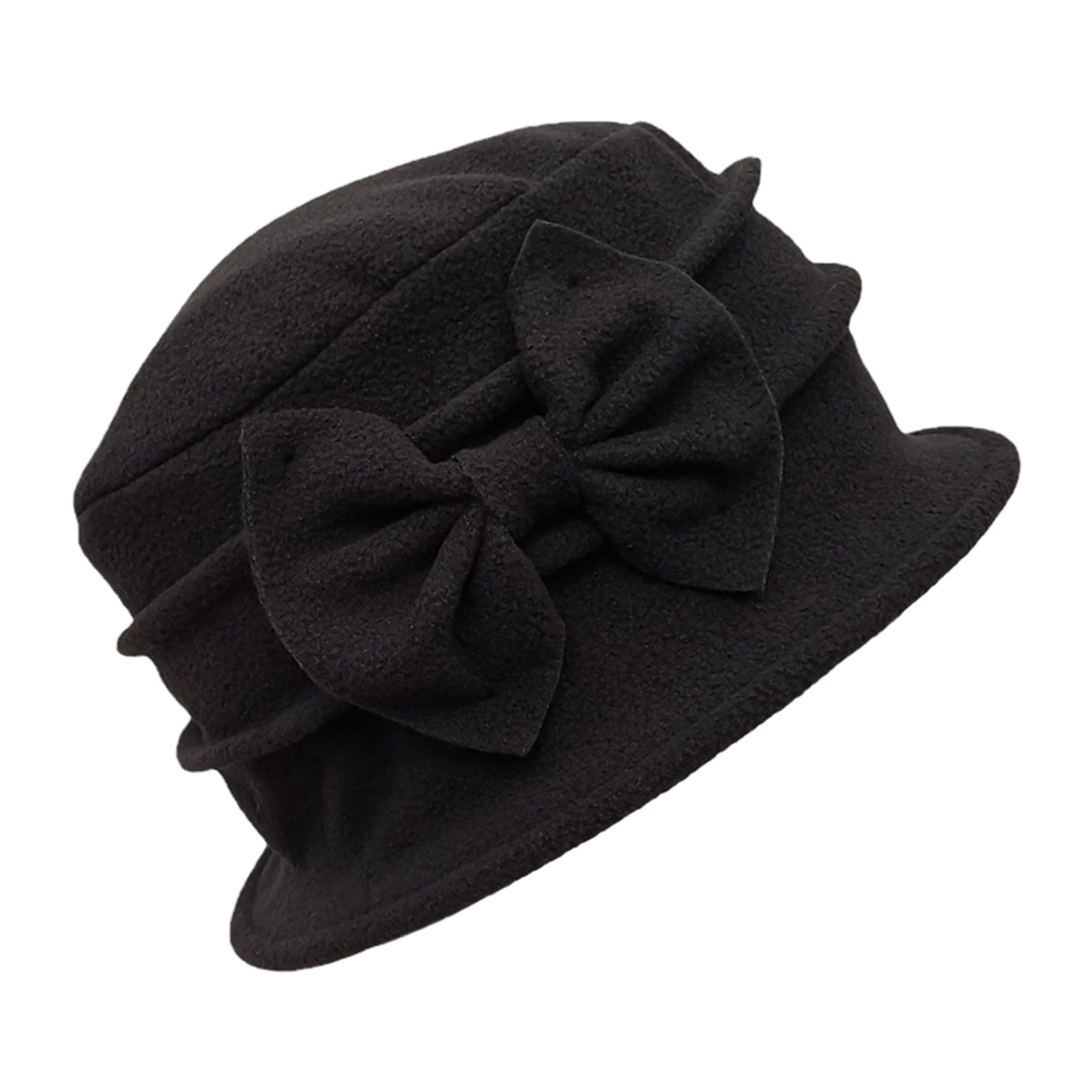 Elegant Black Women\'s Hat with Bow Libra Ivory and Black Wide Brim Hat. Hats for Men & Women main image 3