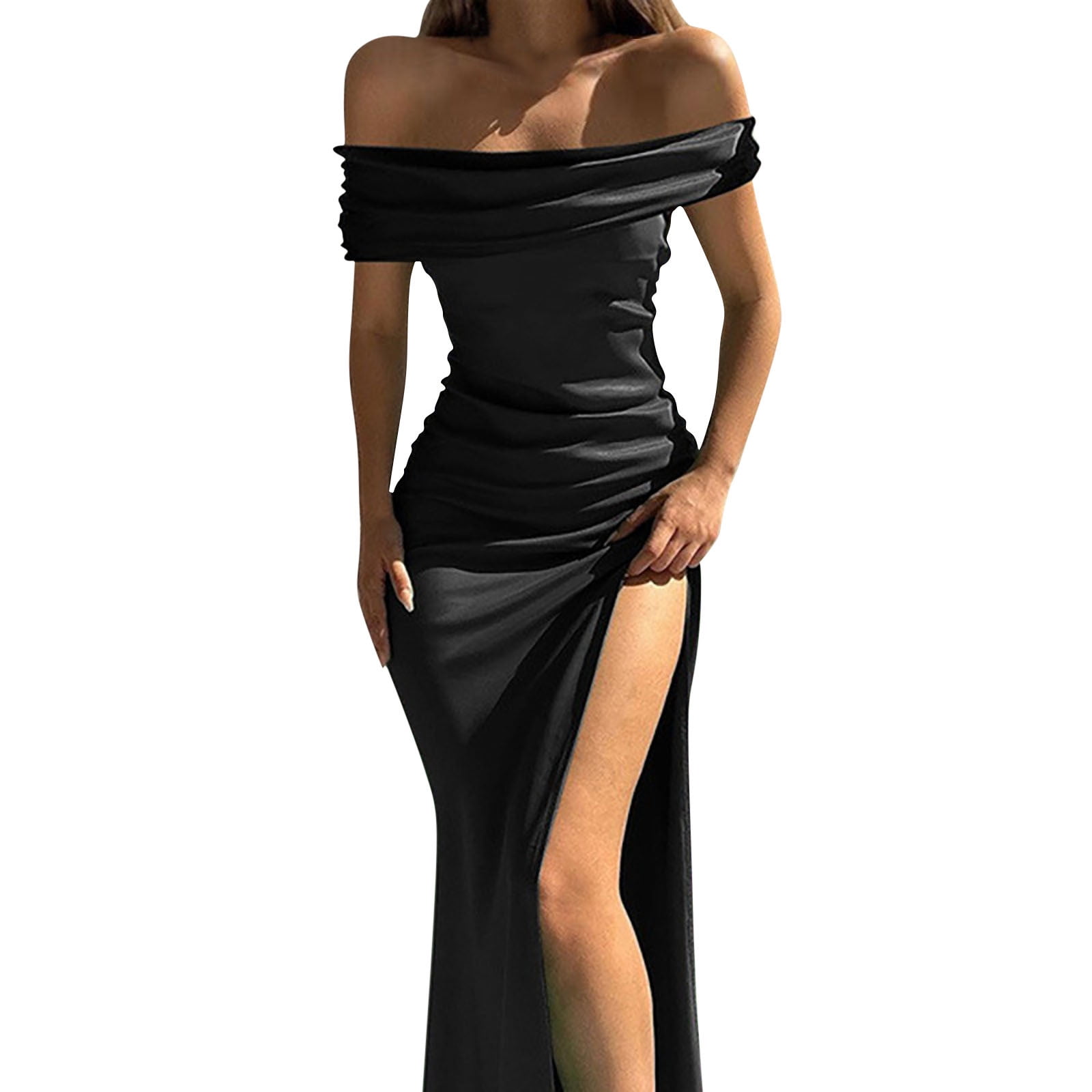 green emerald velvet dress Amazon.com: YMDUCH Women's Elegant Sleeveless Off Shoulder Bodycon Long  Formal Party Evening Dress Black : Clothing, Shoes & Jewelry