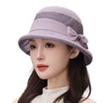 thumbnail image 1 of Fgnfyis Women's Hat Bridal Wedding Tea Party Wide Brimmed Summer Sun Hat Ladies Outdoor Elegant Temperament Sun Hat Womens Hats Light M, 1 of 4