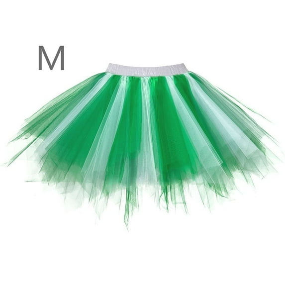 Ediodpoh Carnival Tutu Skirt Pleated Colors Short Candy Color Mesh Skirt Adult Dancing Puffy Skirt for Party Skirts for Women M_002 One size