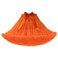 thumbnail image 1 of Riforla Women's Skirt Support Skirt Boneless Petticoat Half Puffy Skirt Skirts for Women Orange One Size, 1 of 2
