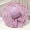 thumbnail image 1 of Riforla Women's Sun Protection Beach Cap Wide Eaves Breathable Fisherman Hat Sun Hat Summer Hats Purple_002, 1 of 2