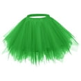 thumbnail image 1 of Ediodpoh Carnival Women's Skirts Mesh Party Dress Wedding Gown Half Length Skirt Puffy Dress Ballet Skirt Women Green M, 1 of 3