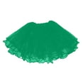 thumbnail image 1 of Ediodpoh Tutu Dancing Skirt Women's Christmas Show Four Layer Mesh Skirt Puffy Tutu Half Skirt for Performance Ballet Skirt Women Green One Size, 1 of 3