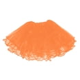 thumbnail image 1 of Ediodpoh Tutu Dancing Skirt Women's Christmas Show Four Layer Mesh Skirt Puffy Tutu Half Skirt for Performance Ballet Skirt Women Orange One Size, 1 of 3