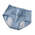 thumbnail image 1 of Riforla Women's Underwear Women's Leak Proof Soft and Breathable Underwear Womens Panties Briefs Light Blue XL, 1 of 3