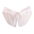 thumbnail image 1 of Riforla Women's Underwear Women's Transparent Underwear with Low Waist and Seamless Mesh Fun Bow Knot Comfortable Triangle Pants Womens Panties Briefs White One Size, 1 of 3