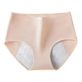 thumbnail image 1 of Riforla Women's Underwear Women's Solid Color Daily Menstrual Panties Womens Panties Briefs Pink XL, 1 of 5