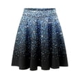 thumbnail image 1 of Riforla Womens Classic Daily Elegant Casual Mini Skirt Elastic Waist Skirt Skirts for Women Blue XXL, 1 of 6