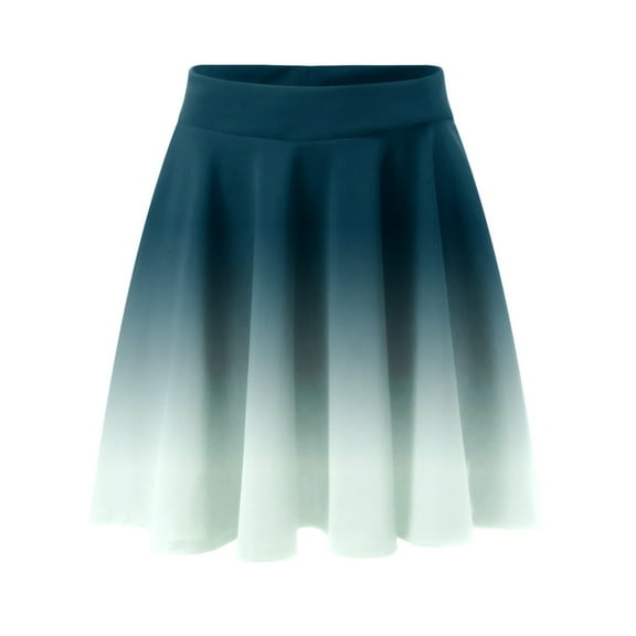 Riforla Womens Classic Daily Elegant Casual Mini Skirt Elastic Waist Skirt Women's Skirts Navy XL