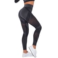 thumbnail image 1 of Riforla Womens Leggings Fashion Hollow Seamless High Waist Peach Lift Fitness Water Wash Textured Tight Sports Yoga Women Tights Dark Gray S, 1 of 8