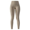 thumbnail image 1 of Riforla Womens Leggings Seamless Knitted Dot Jacquard High Waisted Lifting Yoga Running Fitness Pants for Women Beige S, 1 of 7