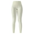 thumbnail image 1 of Riforla Womens Leggings Seamless Knitted Dot Jacquard High Waisted Lifting Yoga Running Fitness Pants for Women White M, 1 of 7
