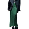 thumbnail image 1 of Riforla Womens Skirts Women's Long Skirt Party Sequins Skirts for Women Green XL, 1 of 5