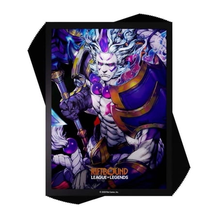 Riftbound LOL TCG SpiritForged Darius Card Sleeves Standard Size Deck Protector 100 Count