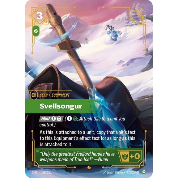 Riftbound: League of Legends Spiritforged Epic Svellsongur #059