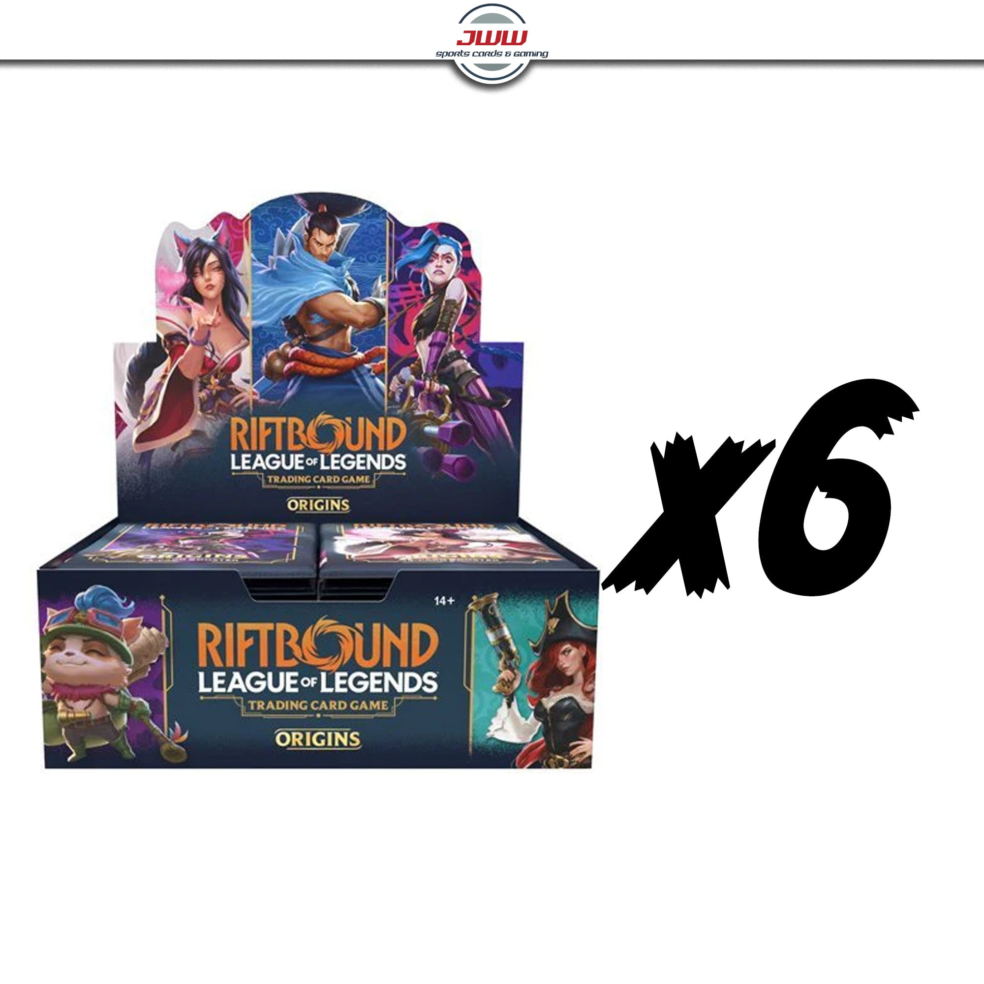 Riftbound: League of Legends TCG Origins Booster Case (6 Boxes