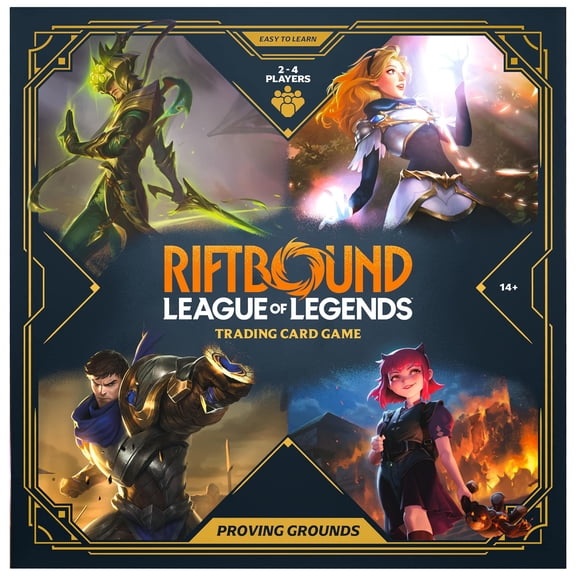 Riftbound: League of Legends - Proving Grounds - Trading Card Game, Deck-Building Battle, 4 Champion Boards & Starter Decks, Ages 14+, 2-4 Players