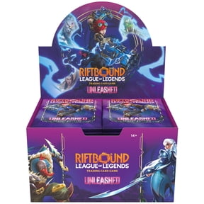 Riftbound: League of Legends TCG Unleashed - Booster Display - 24 Booster Packs (14 Cards Ea), Deck-Building Trading Card Game, Randomly Assorted
