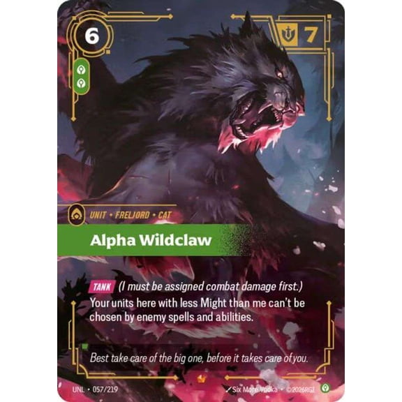 Riftbound: League of Legends Unleashed Epic Alpha Wildclaw #057