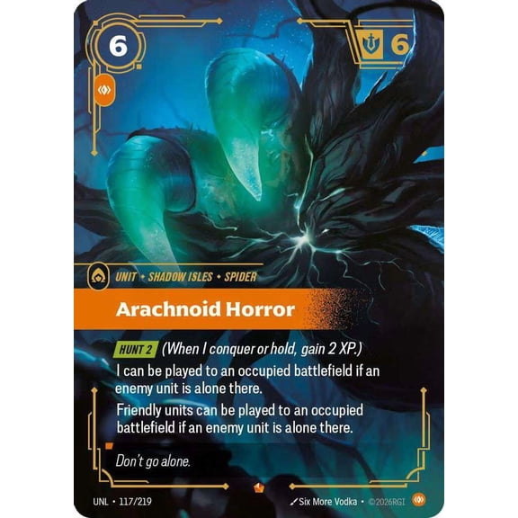 Riftbound: League of Legends Unleashed Epic Arachnoid Horror #117