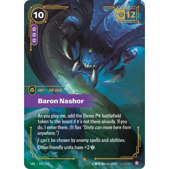 Riftbound: League of Legends Unleashed Epic Baron Nashor #147
