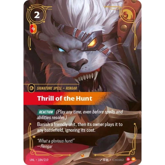 Riftbound: League of Legends Unleashed Epic Thrill of the Hunt #184