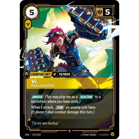 Riftbound: League of Legends Unleashed Rare Vi - Peacekeeper #176