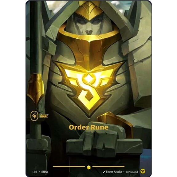 Riftbound: League of Legends Unleashed Showcase Order Rune R06a [R06a]