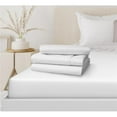thumbnail image 1 of Rifz GDB Collection T-210 White Poly/Modal Blend Flat Sheets Color: White, Size: Queen 98"X109" 6 PK, 1 of 1