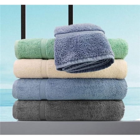Rifz GOI27506CB GOI Collection Bath Towels, Colonial Blue - Pack of 6