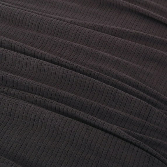 Rifz Textiles BPSGRY6090 BPS Collection Grid Pattern Fleece Blankets 2 PK