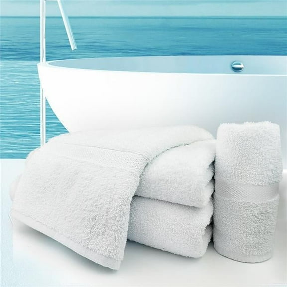 Rifz GRG Collection Towels, Type: Bath Mat, Color: White, Size: 22"X34" 6 PK