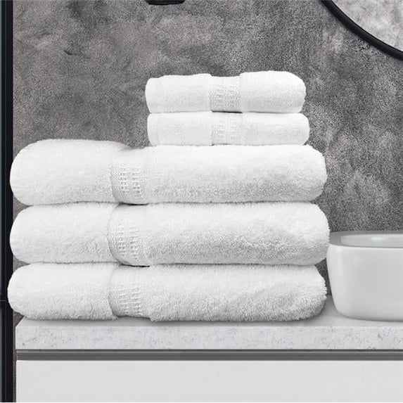 Rifz Textiles GRS1313175 Rifz Textiles GRS Collection 100% 2 PLY Combed Cotton Washcloths 12 PK