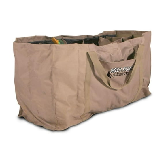 Rig Em Right 12-Slot Full Body Duck Decoy Bag