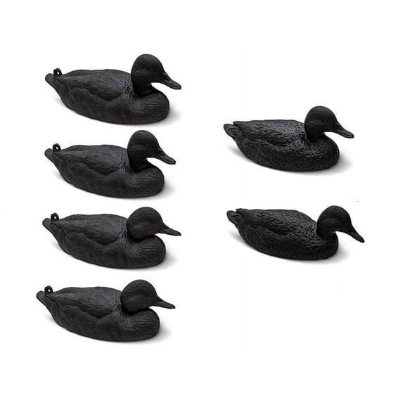Rig Em Right Blackouts Duck Decoys, 6 Pack