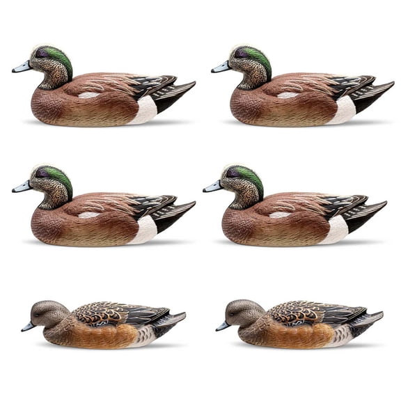 Rig Em Right Mainline Series Wigeon Duck Decoys, 6 Pack