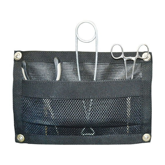 Rig Rite 1700 Mesh Pocket - 8", Black