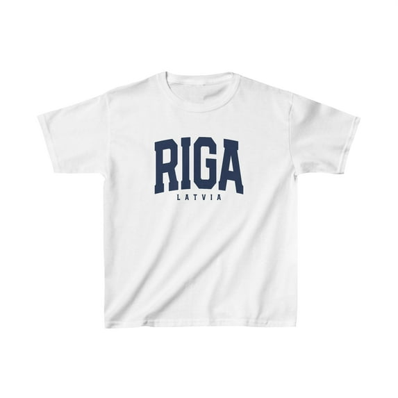 Riga Latvia Kids Shirt Gifts Youth Tee Tshirt