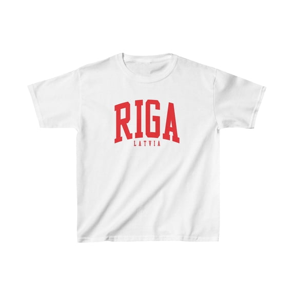 Riga Latvia Kids Shirt Gifts Youth Tee Tshirt