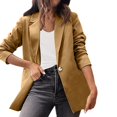 thumbnail image 1 of Rigardu Clearance Sale Blazers for Women Women Loose Top Long Sleeve Casual Slim Short Small Suit Jacket Womens Blazer Khaki Xl, 1 of 4