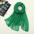 thumbnail image 1 of Rigardu Scarf for Women Women Summer Casual Colorful Multicolor Solid Color Chiffon Thin Regular Silk Scarf Scarf, 1 of 3