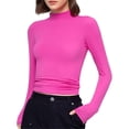thumbnail image 1 of Rigardu Slim Fit Shirts for Women Long Sleeve Going Out Tops Basic Tees Women Casual Printing Short Sleeves V Neck Loose T Shirt Blouse Tops, 1 of 7