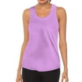 thumbnail image 1 of Rigardu Womens Workout O Neck Sleeveless Breathable Backless Tank Yoga Tops Shirt Pink+L, 1 of 5