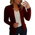 thumbnail image 1 of Rigardu blazer for women womens blazer blazer jacket women Autumn And Winter Small Suit Long Sleeve Solid Color Cardigan Jacket Jacket Suit RD2+4XL, 1 of 3