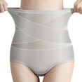 thumbnail image 1 of Rigardu body shaper tummy control shaperx bodysuit body shaper bodysuit Slip Shorts For Under Dresses Women Seamless Boyshorts Panties Anti Chafing Underwear Shorts Grey L, 1 of 4
