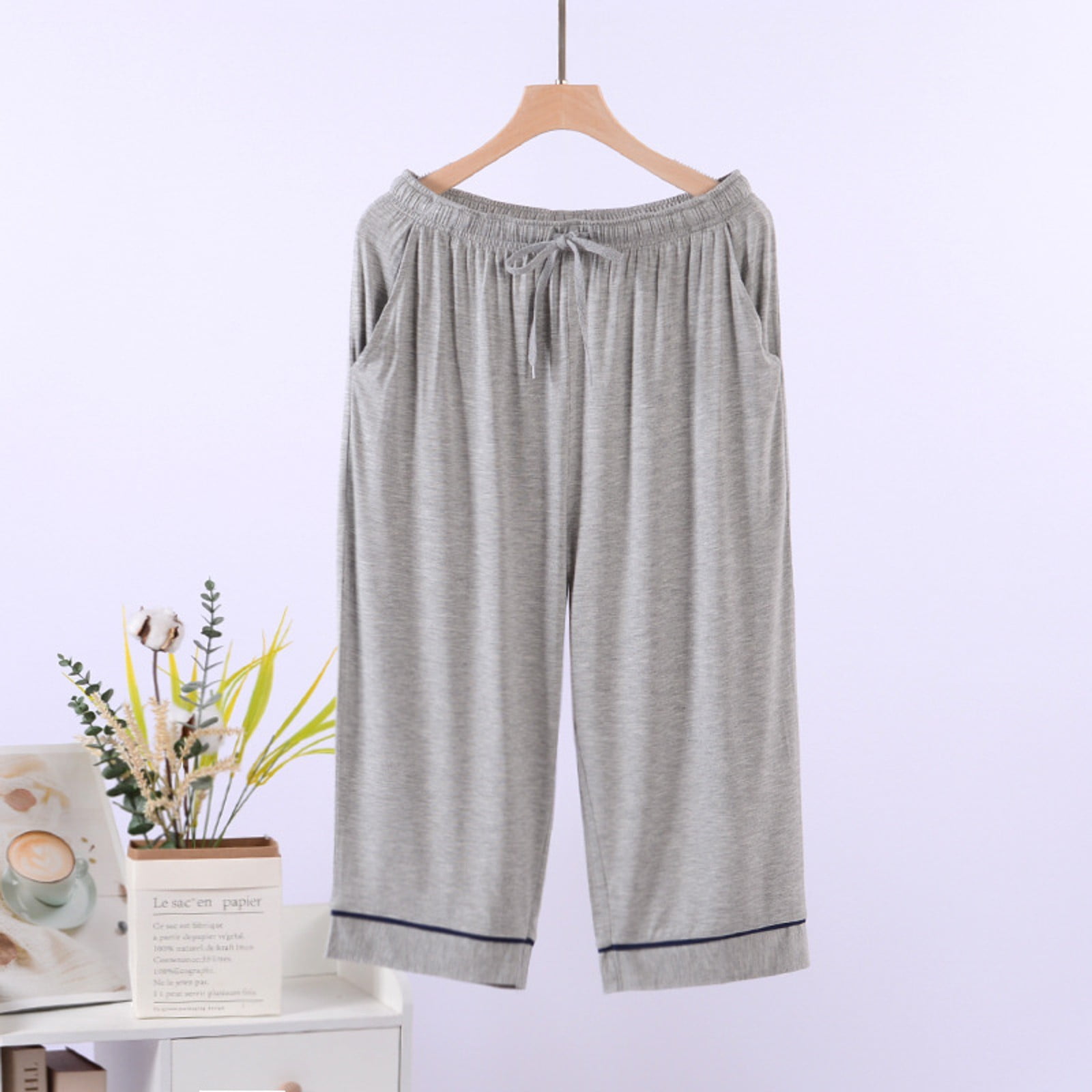 rigardu-men-s-sleepwear-mens-capris-over-the-knee-thin-outfit-living