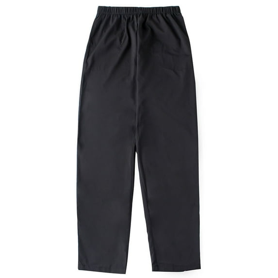Rigardu pants for men Arab Men's Solid Color Elasticated Waist Pants Muslim Straight Pants with Side Pockets men's pants work pants for men Black + XXL