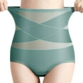 thumbnail image 1 of Rigardu shapers for women Slip Shorts for Under Dresses Women Seamless Boyshorts Anti Chafing Underwear Shorts shaperx bodysuit Green + L, 1 of 4