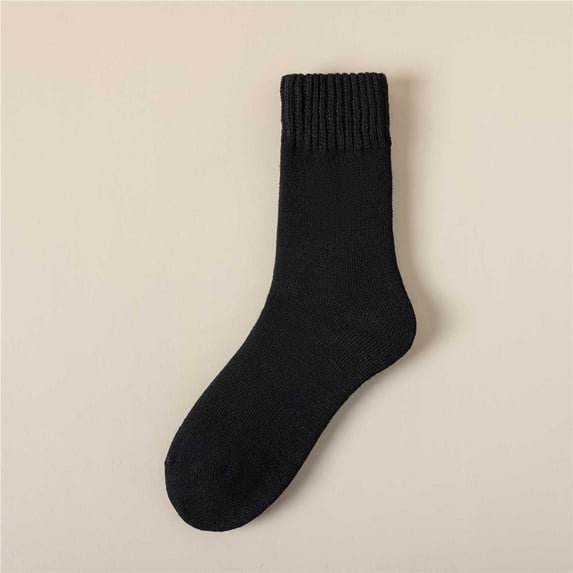 Rigardu socks for women Thermal Socks For Men And Women Heated Winter Boot Socks Insulated For Cold Weather Warm Fuzzy Socks Gifts For Women Black+One size